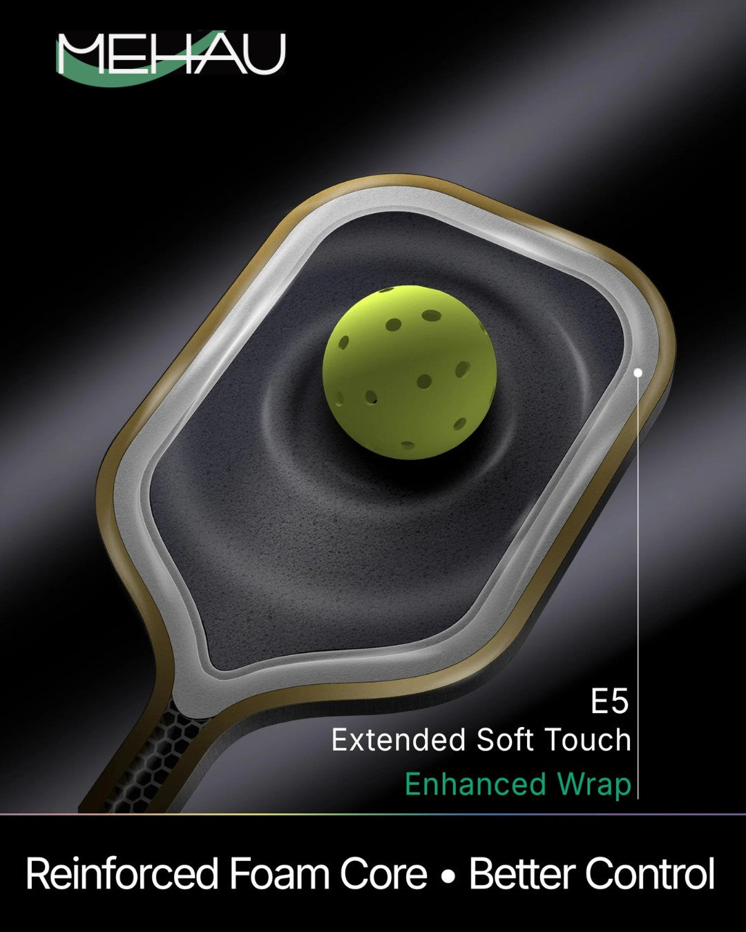 MEHAU E4 E5 Precise Series Pickleball Paddle