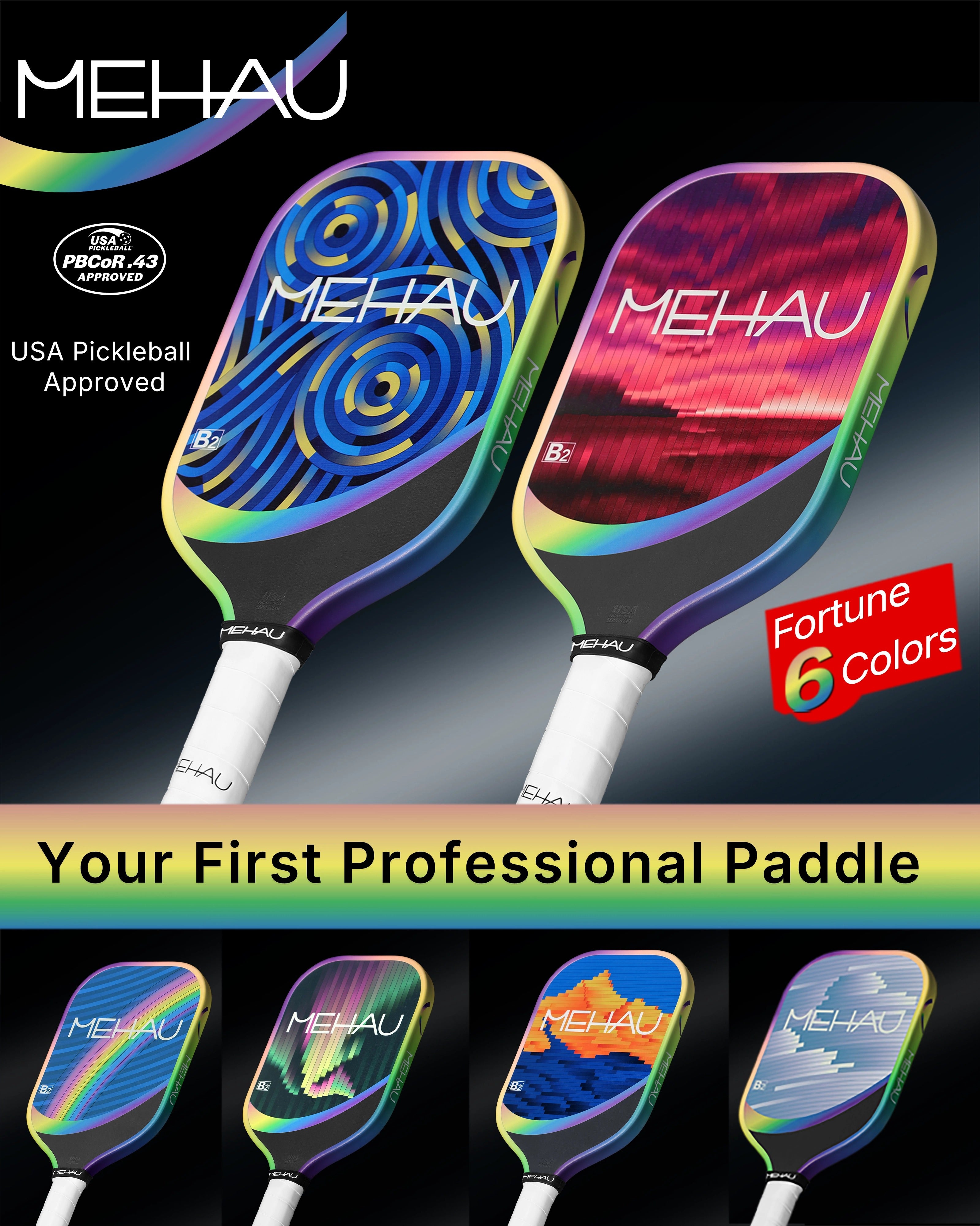 MEHAU B2 Bingo Series Pickleball Paddle