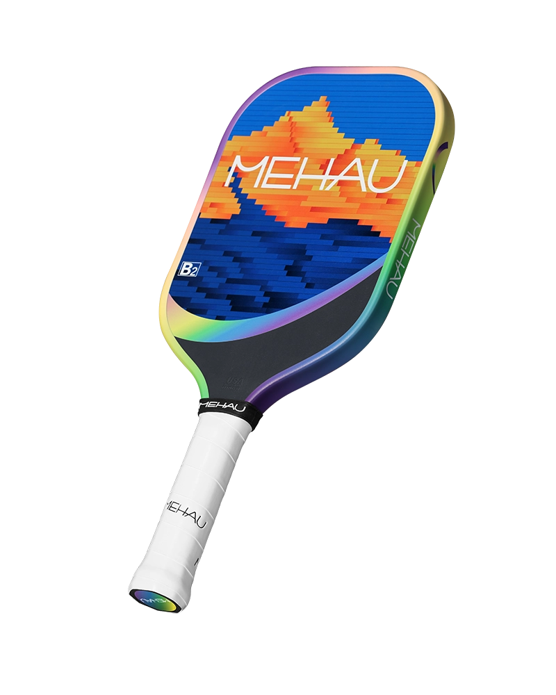 MEHAU B2 Bingo Series Pickleball Paddle Golden Peak with white background