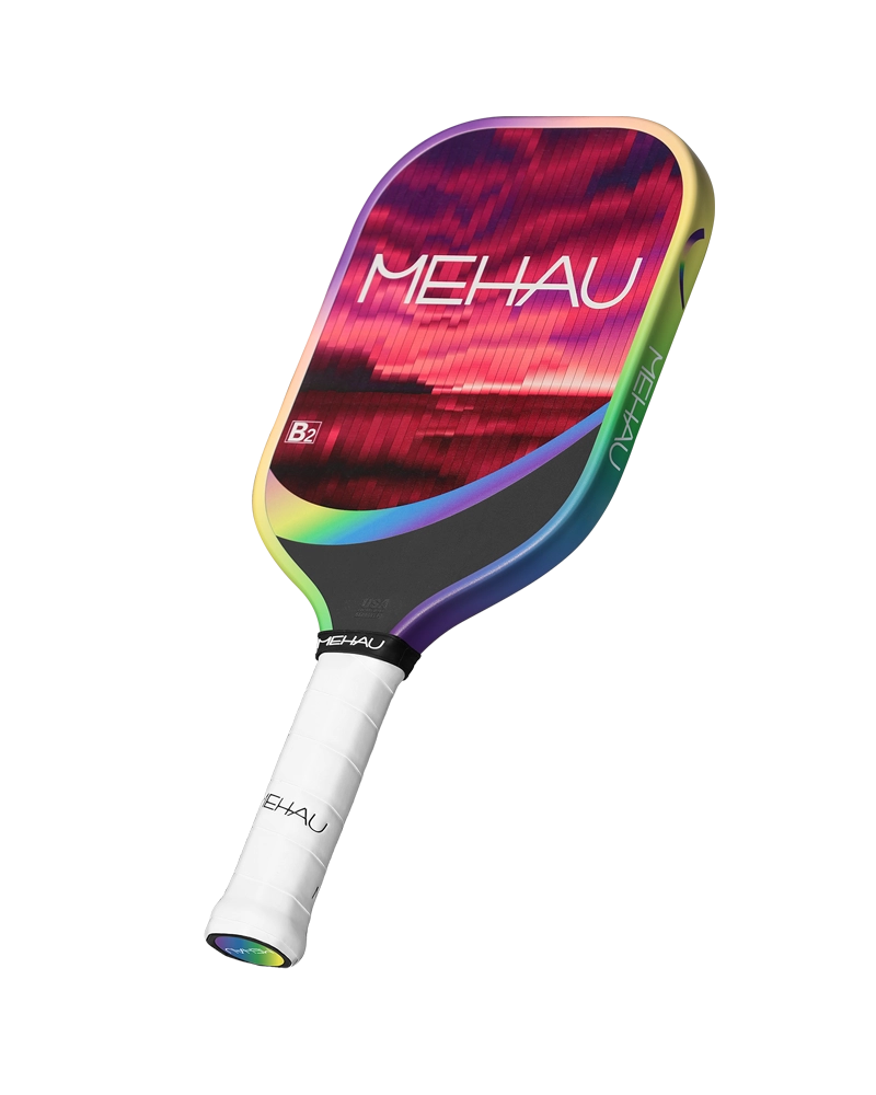 MEHAU B2 Bingo Series Pickleball Paddle Sunset Blaze with white background