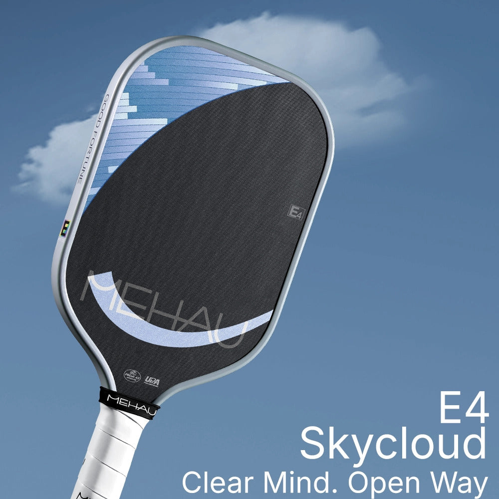 MEHAU E4  Precise Series Pickleball Paddle skycloud with blue sky and cloud background
