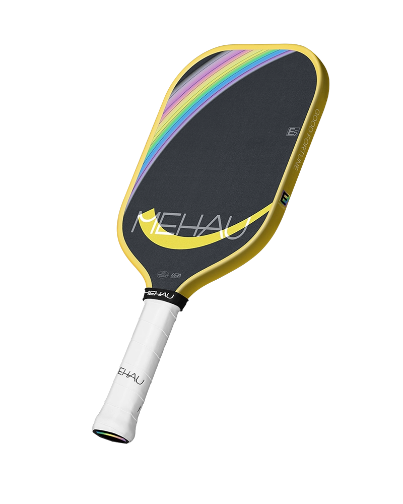 MEHAU E5 Precise Series Pickleball Paddle Post-rainbow Arc with white background
